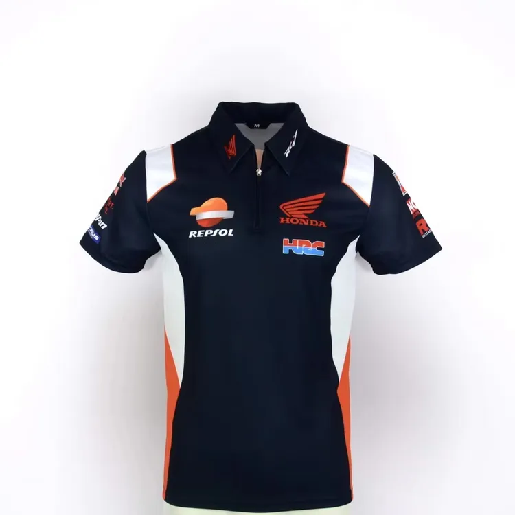 曼岛TT短袖达喀尔T恤MotoGP车队服赛车服厂队Polo衫定制速干透气