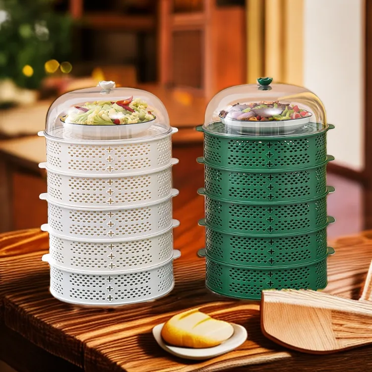 家用菜罩多层镂空菜罩透气保温防蝇防蚊多功能沥水篮储物篮餐桌罩