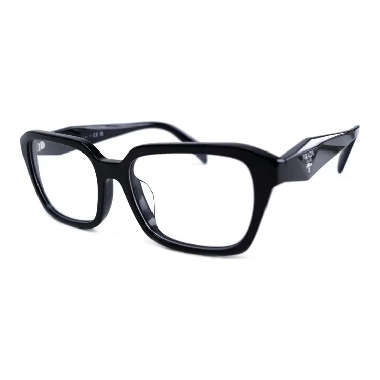 全新未使用 Prada/普拉达 男女同款摩登复古板材镜架方形平光镜