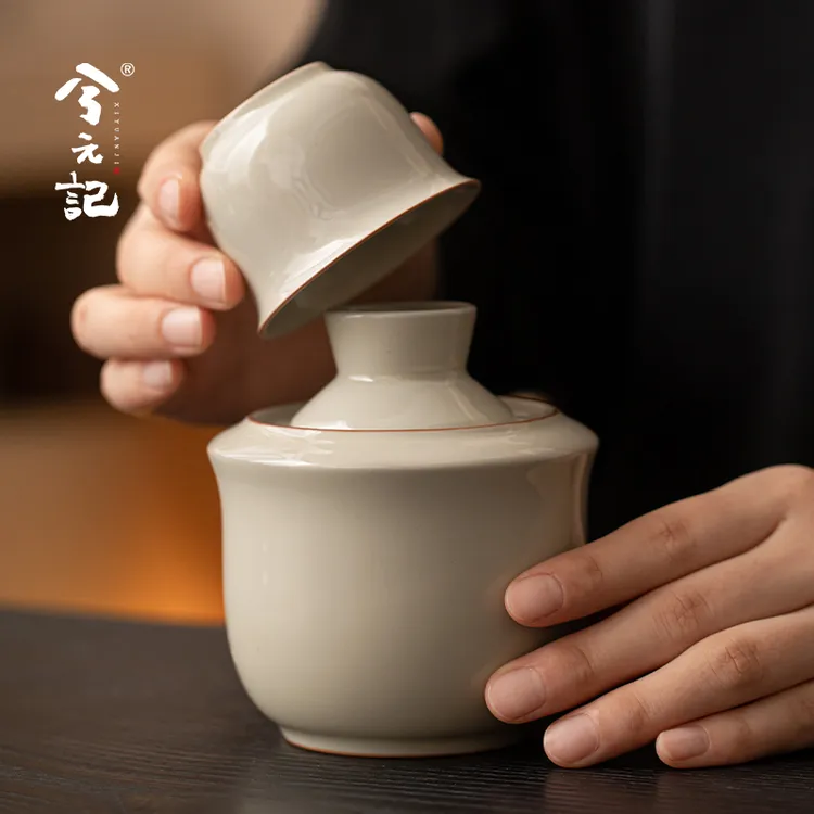 兮元记温酒器陶瓷烫酒暖酒壶黄酒温酒壶二两白酒热酒壶家用新款