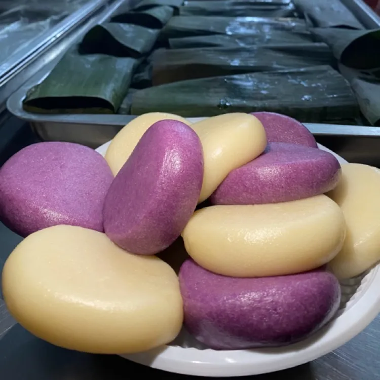 广西都安手工糯米糍粑（原味无馅料），紫色白色，新鲜现做顺丰包邮