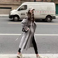 清  林子熙 嘉柏丽尔风衣 中长款秋季时尚百搭显瘦气质风衣