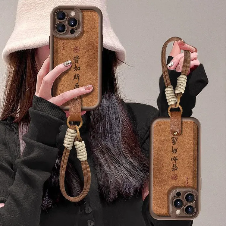 皆如所愿适用iphone16ProMax手机壳15苹果13/14秋冬款12挂绳11/xr