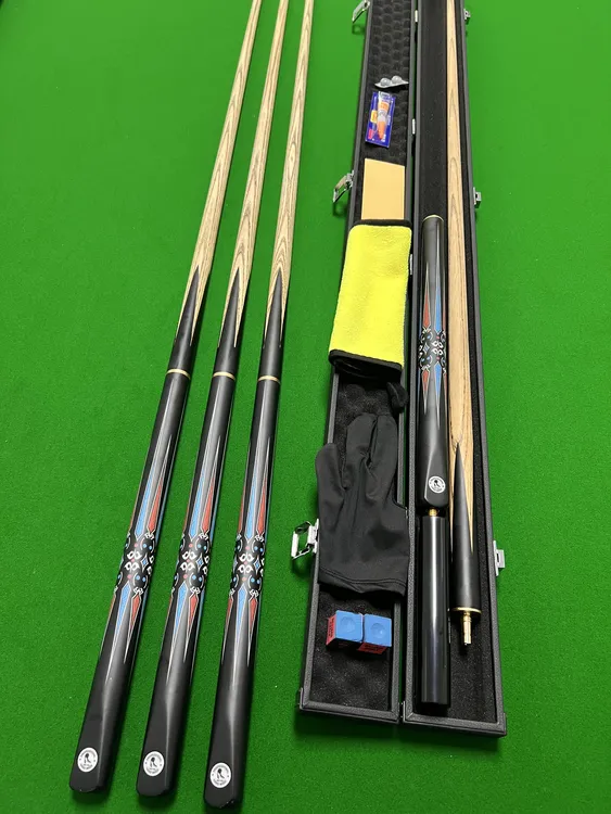 星杖台球杆小头杆水标贴花中式台球杆性价比高推荐桌球杆斯诺克