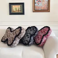 棉麻蝴蝶抱枕护腰靠枕沙发午睡靠背垫床头办公室椅子汽车趴枕腿夹