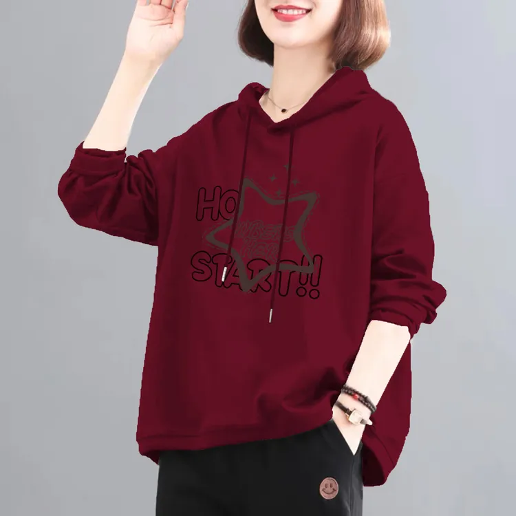 连帽卫衣女2025年秋冬季新款韩版宽松大码显瘦上衣ins潮加绒外套