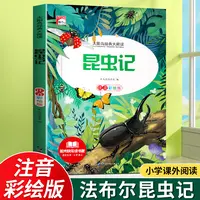 昆虫记彩图注音版 小学生一二三年级阅读课外书图画书百科全书科