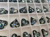 MM【蓝灰】美甲钻高品质尖底高闪高亮秋冬款美甲饰品轻奢高级超闪