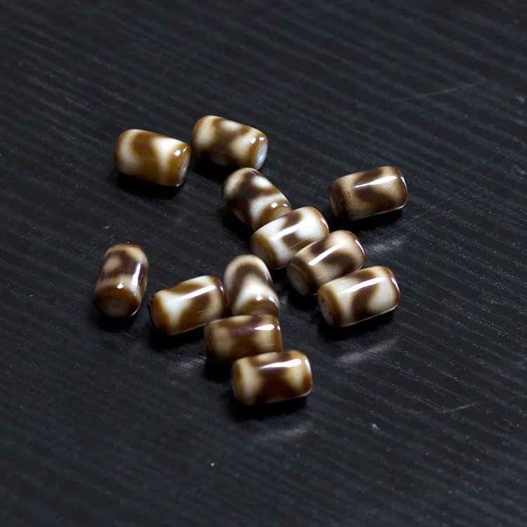 非金属吊坠 手工台珠良品虎牙三眼二眼图腾百搭DIY配珠配饰吊坠