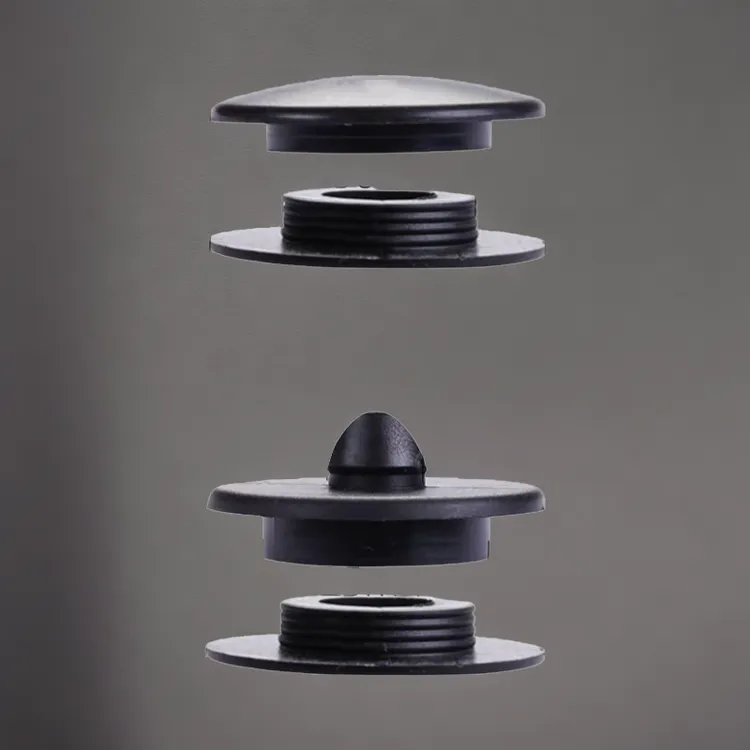 通用型双层汽车脚垫卡扣防滑动塑料扣子地毯固定圆形按扣丝圈纽扣