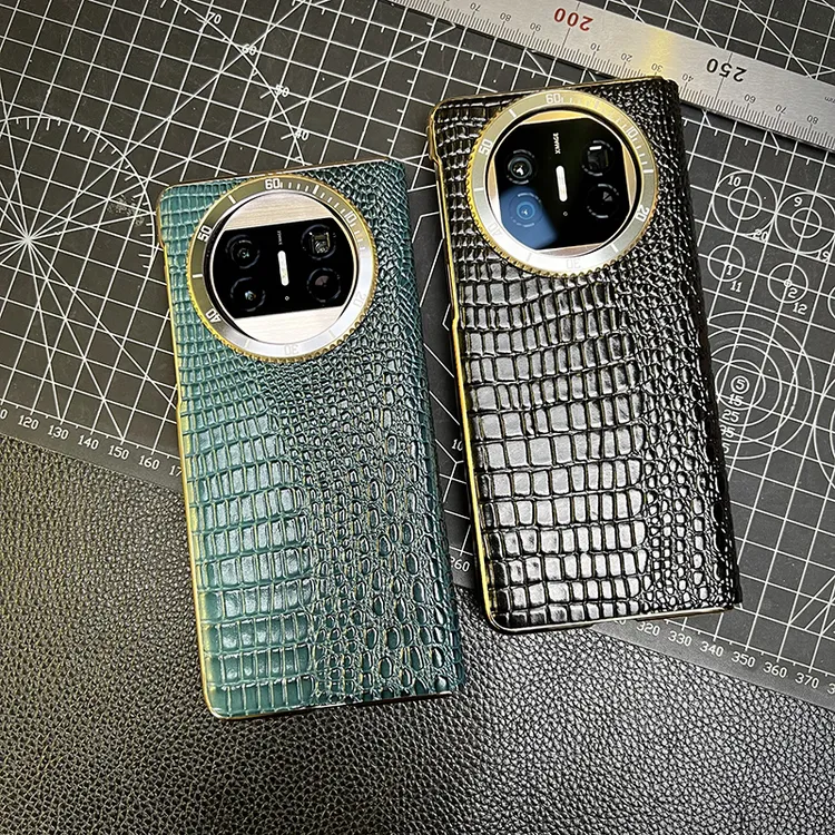 羽唯适用于华为Matex5手机壳真皮翻盖式皮套mateX3典藏版保护套