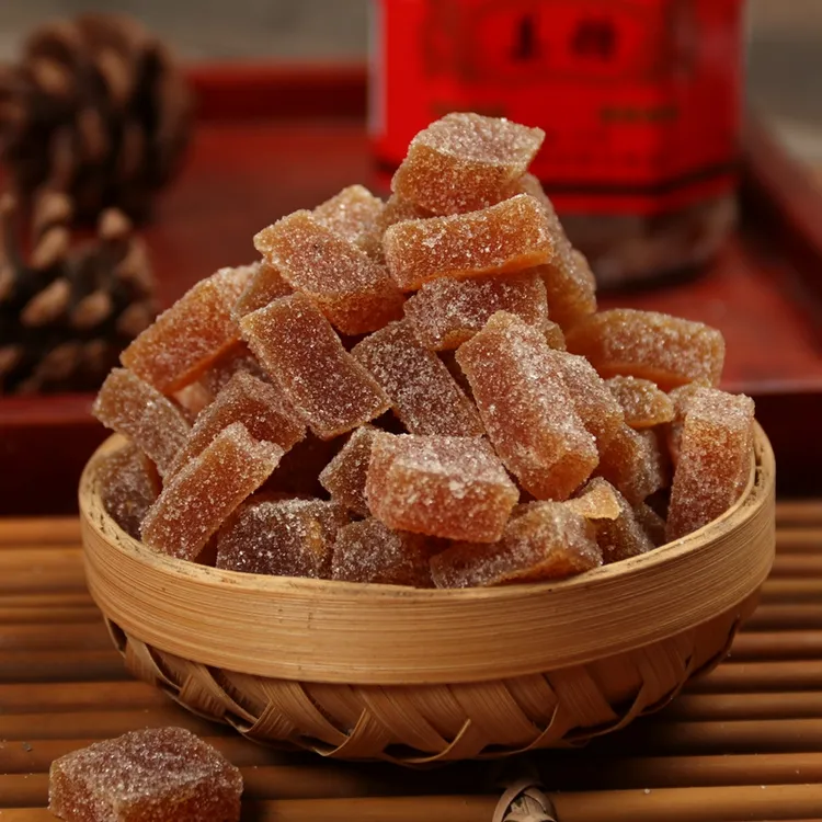 潮汕传统手工黑芝麻姜汁软糖粒糖果姜糖粒怀旧小吃大姨妈零食罐装