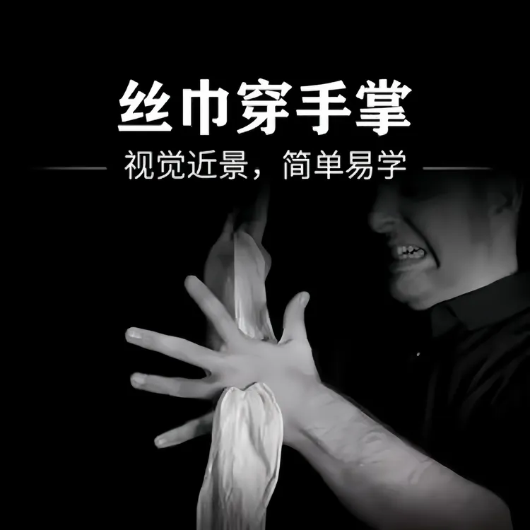 【丝巾穿手掌 穿越术 近景舞台视觉效果震撼魔术道具】