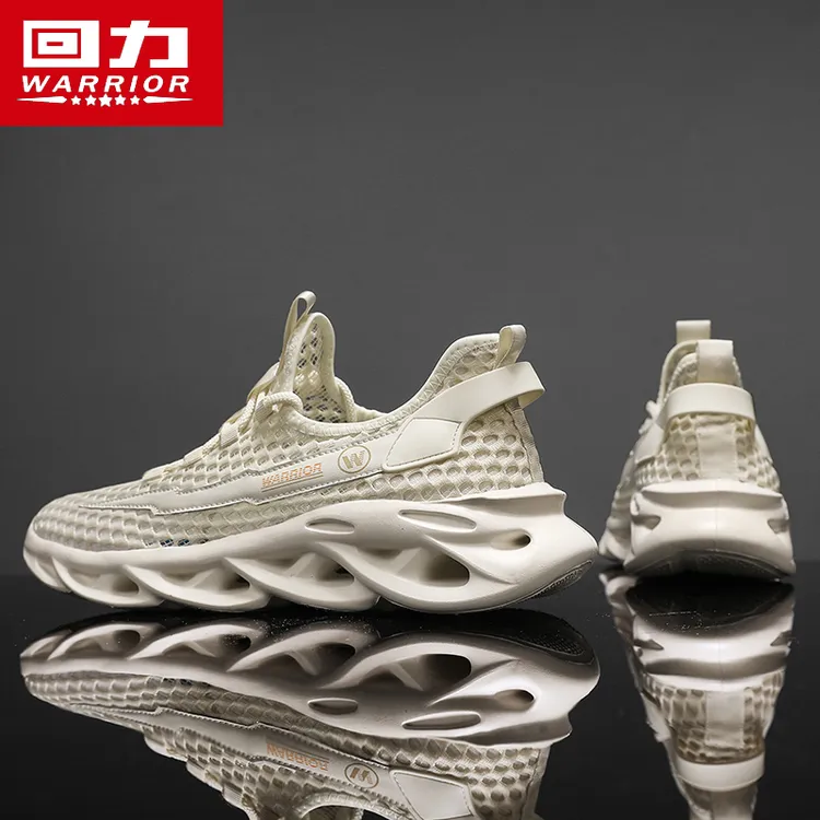 Warrior/回力男士休闲百搭夏季男鞋透气薄款网鞋网眼轻便跑步潮鞋