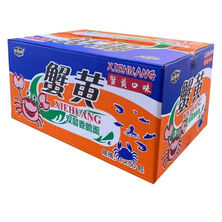 金象康蟹皇双层干脆面快餐面蟹黄味夜宵看剧小零食干脆面蟹黄