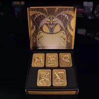 ko'na'mi游戏王24k金属黑暗大法师一套艾克佐迪亚系列卡牌盲盒