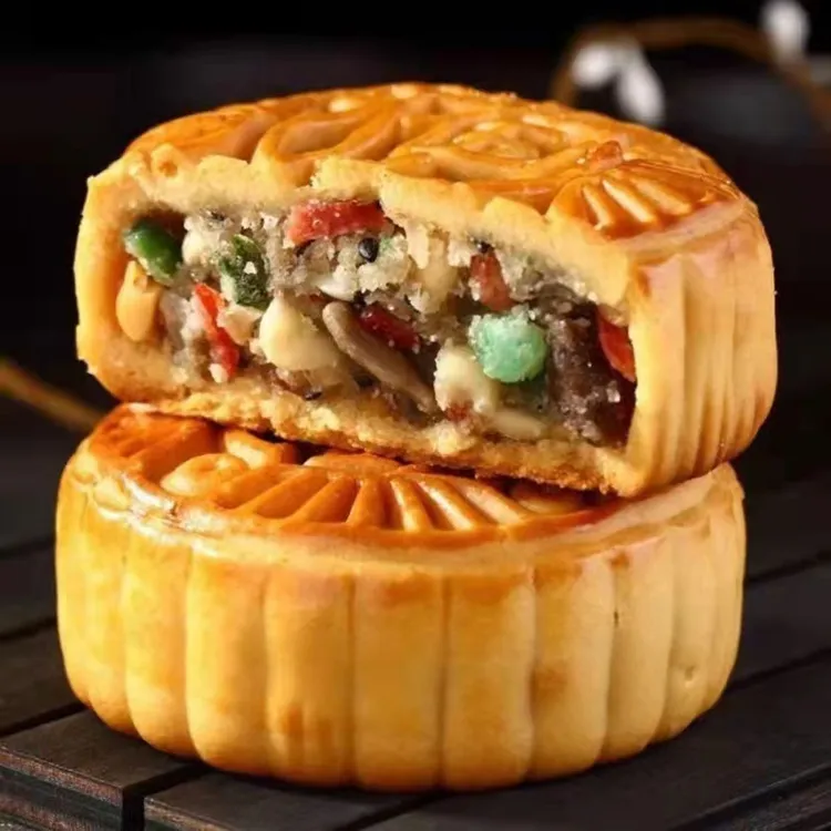 老五仁大月饼广式手工月饼中秋月饼多口味大广式月饼糕点茶食传统