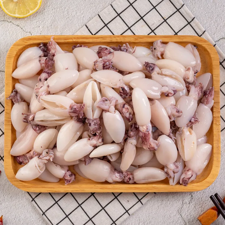 墨鱼仔生鲜目鱼仔新鲜冷冻墨斗鱼火锅捞汁海鲜商用小乌贼批发 4斤