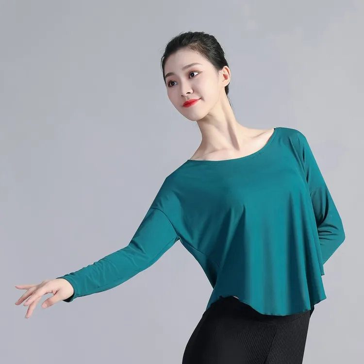 文贤韵【直播间同价】中国古典舞现代舞大码身韵宽松跳舞上衣服装