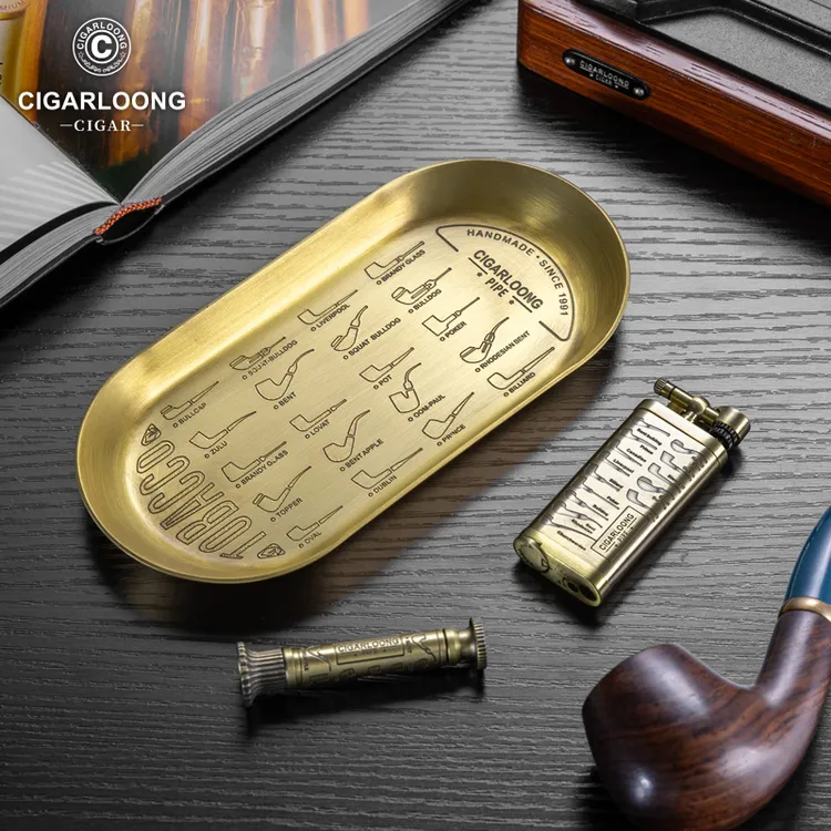 CIGARLOONG茄龙雪茄套装烟槽直冲火力带烟斗打火机套装CL-TZ11