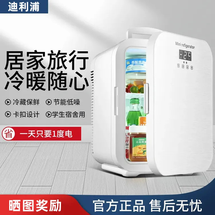 迷你小冰箱小型家用车载冰箱学生宿舍寝室冷藏单人用化妆品冷暖箱