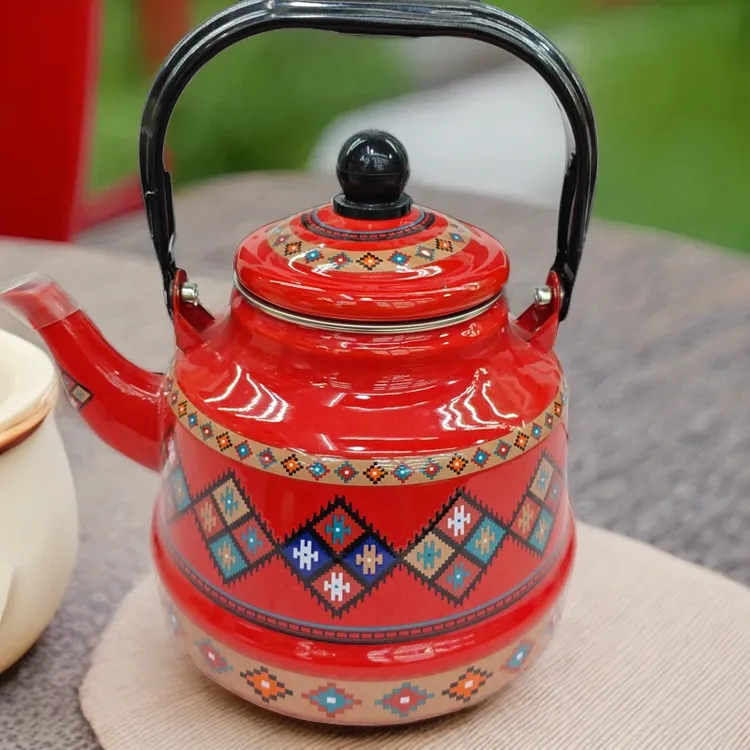 艾德莱斯茶壶，带过滤网的茶壶，家用简单好看的茶壶