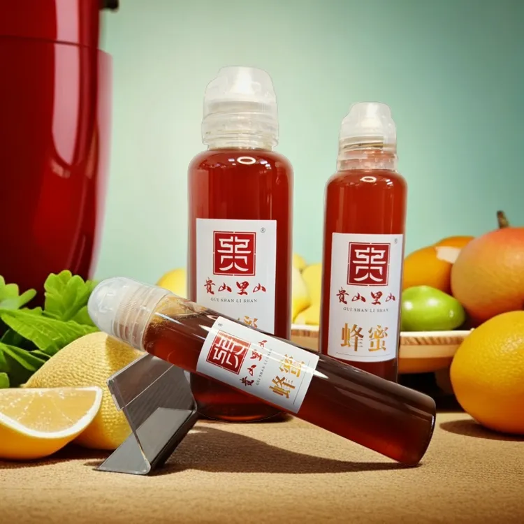 农家自产土蜂蜜深山百花蜜源纯蜂蜜便捷挤压瓶包装使用方便 