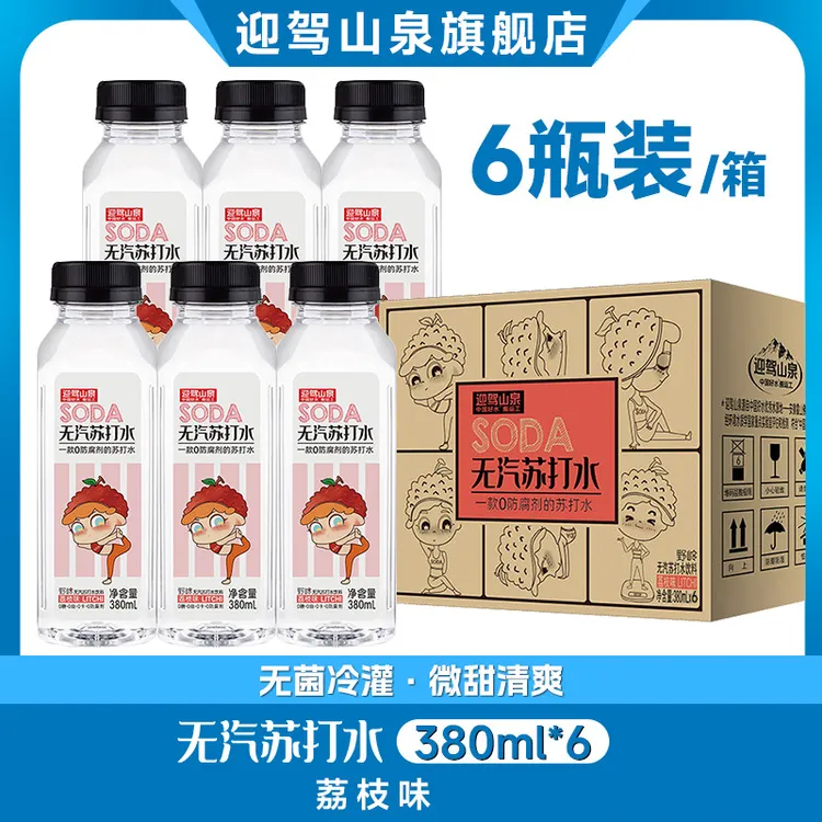 迎驾山泉野岭无汽苏打水饮料JX