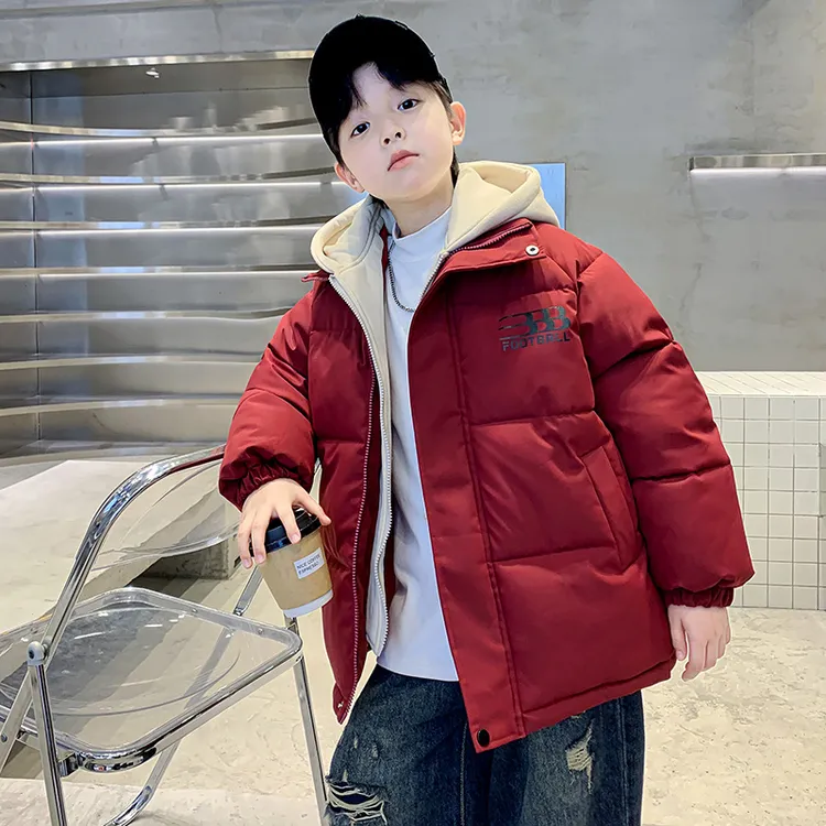 儿童装男童冬装羽绒棉服2025新款中大童加厚棉衣外套冬季男孩棉袄