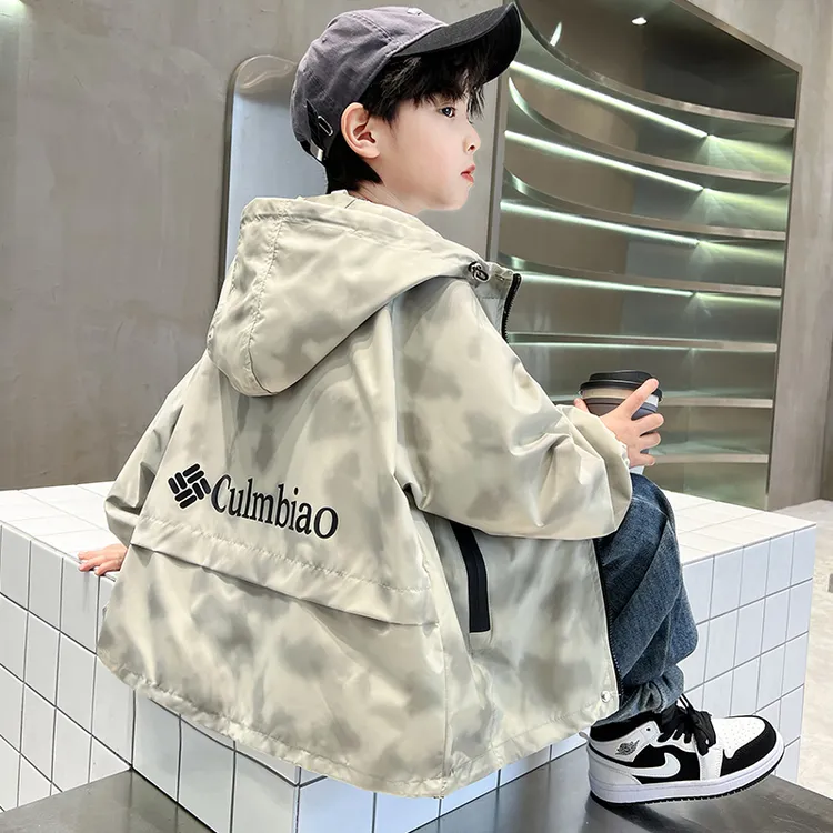 男童外套洋气新款秋款中大童韩版春秋装夹克儿童秋季冲锋衣时髦潮