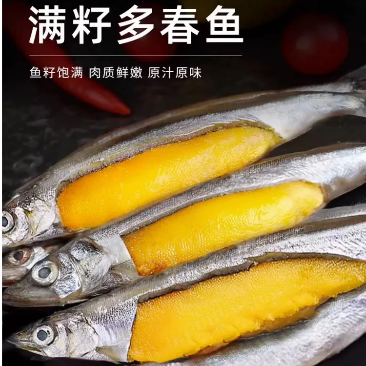 多春鱼大个满籽全籽海鲜烧烤食材多春鱼