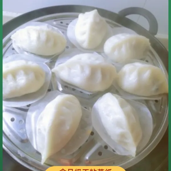 客家萝卜粄垫纸食品级蒸纸小型蒸笼纸圆形馒头包子纸不粘纸烘焙纸