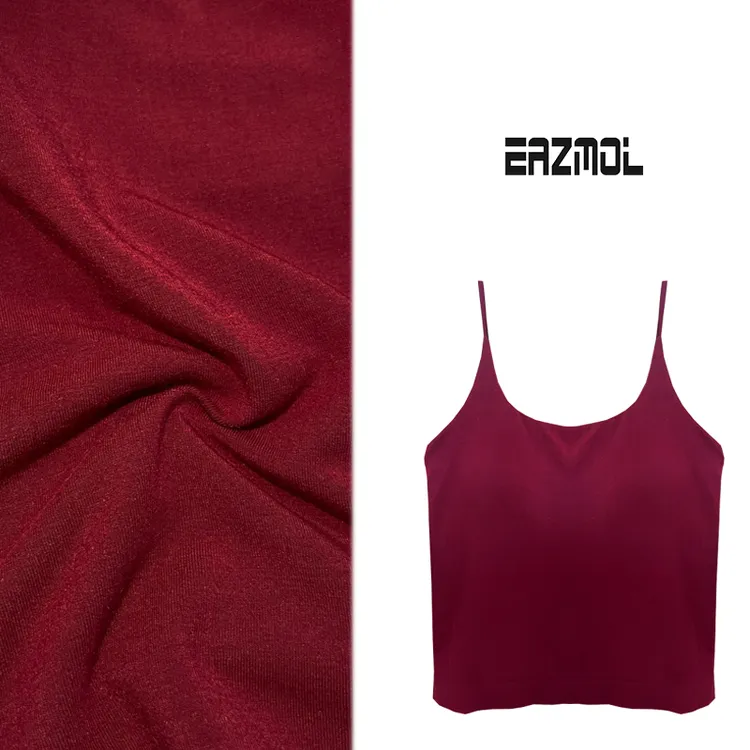 美背吊带背心女夏季薄款胸垫一体式红色2025百搭可外穿上衣纯色