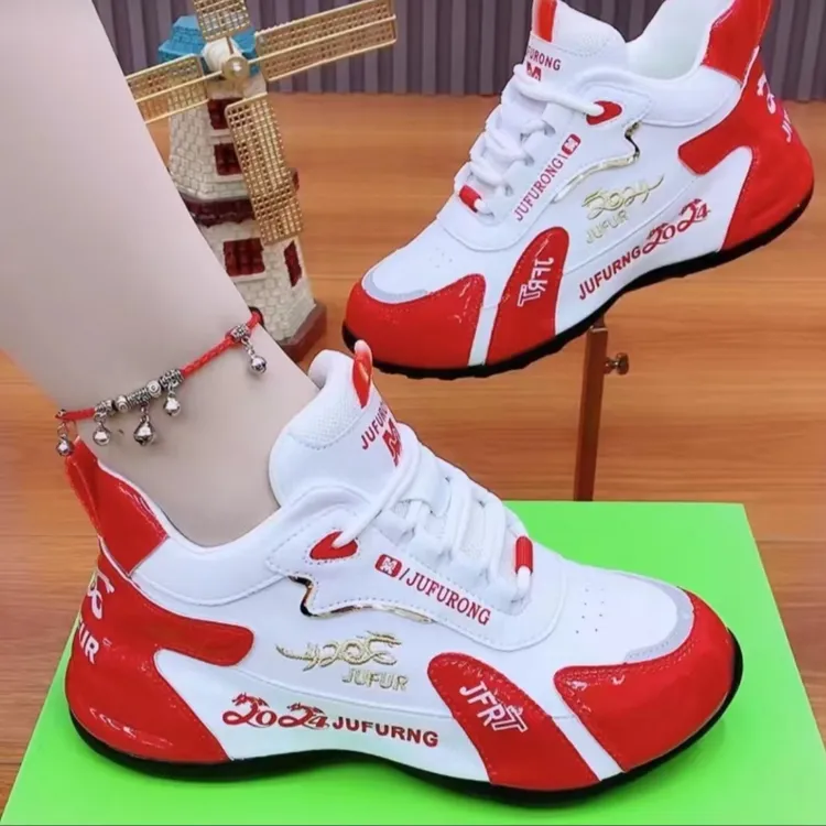 时尚潮鞋百搭男女同款情侣老爹鞋软底上脚舒适休闲鞋6688