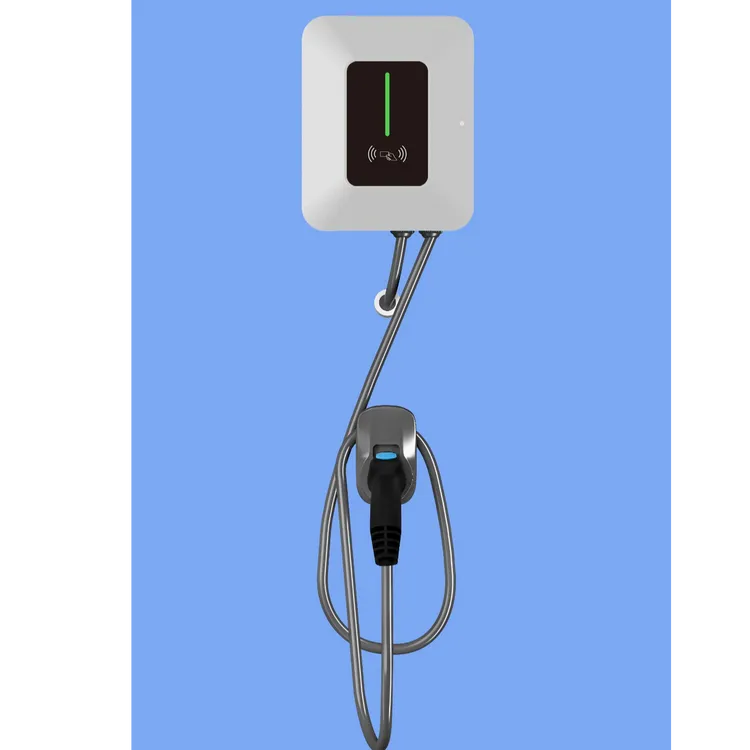 瑞华7KW交流充电桩适用特斯拉、问界、理想、小鹏、比亚迪等车型
