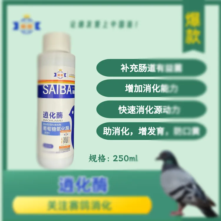 翼能逍化酶赛鸽信鸽鸽子零食用品