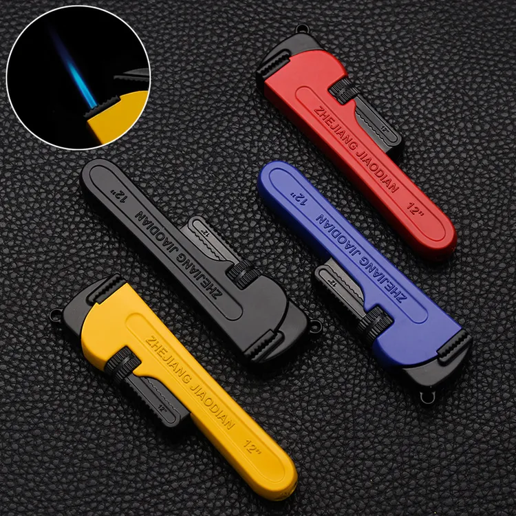 Focus焦点个性管钳迷你防风创意打火机仿真直冲点火便携式奇葩 款