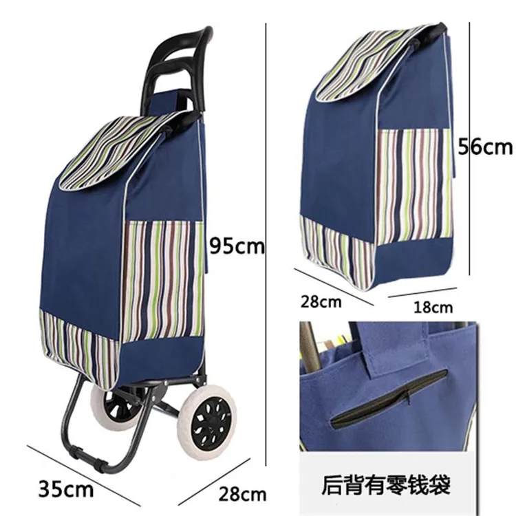 买菜车小拉手爬楼购物车推车折叠拉杆车老人手拉车便携小拉车拖车