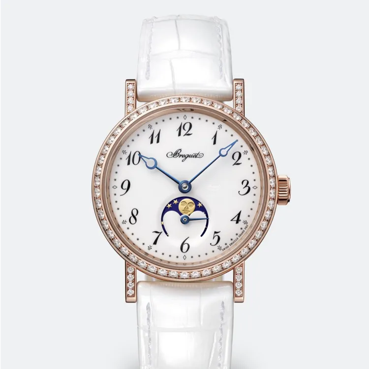 95新 BREGUET/宝玑 经典系列9088BR/29/964/DD0D全套20年女士腕表