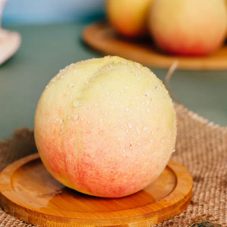 姥爷家桃子新肥桃脆甜单果7-8两净重4.5斤六个装顺丰果园直发