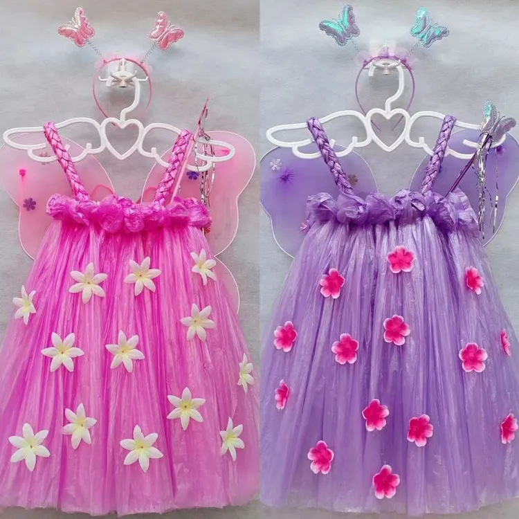 儿童环保服装女童走秀裙子手工材料创意制作DIY时装秀表演服