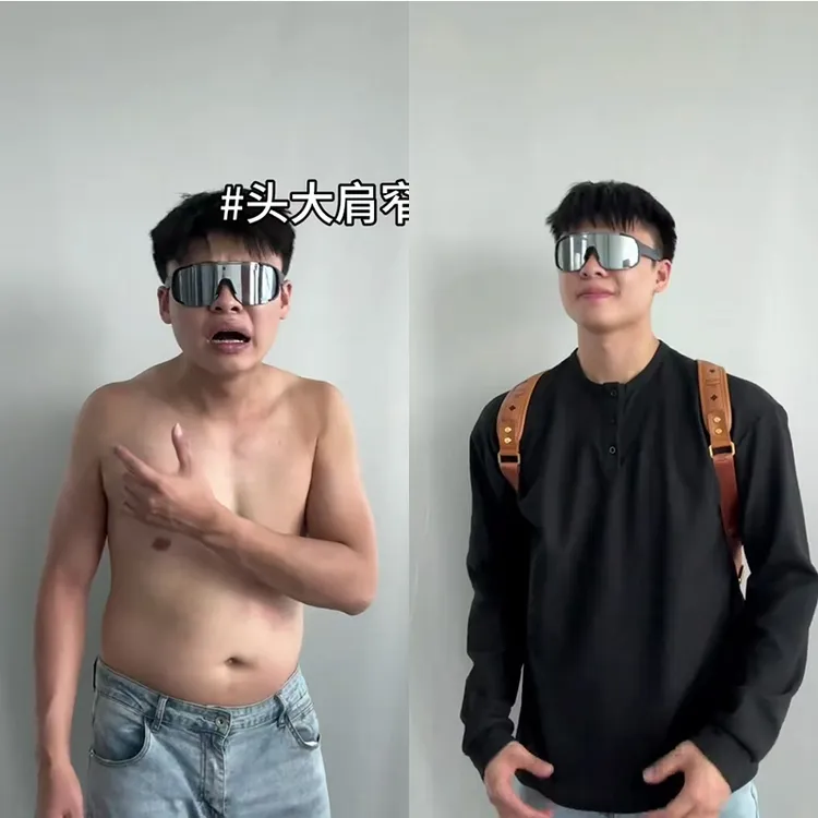 加绒亨利领长袖t恤男秋冬慵懒风潮牌内搭polo衫华夫格设计感卫衣