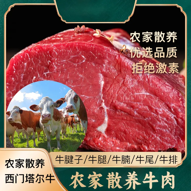【牛肉链接】草饲散养牛肉卡秋自营牧场优质新鲜分割牛肉