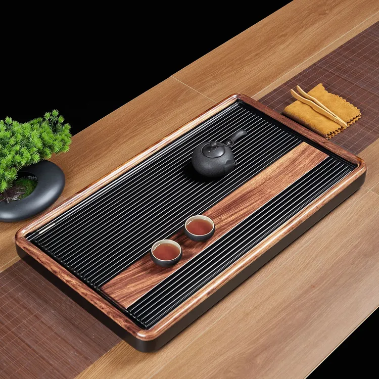 电胶木加乌金木茶盘客厅家用禅意茶台阳台茶几桌专用高档新中式