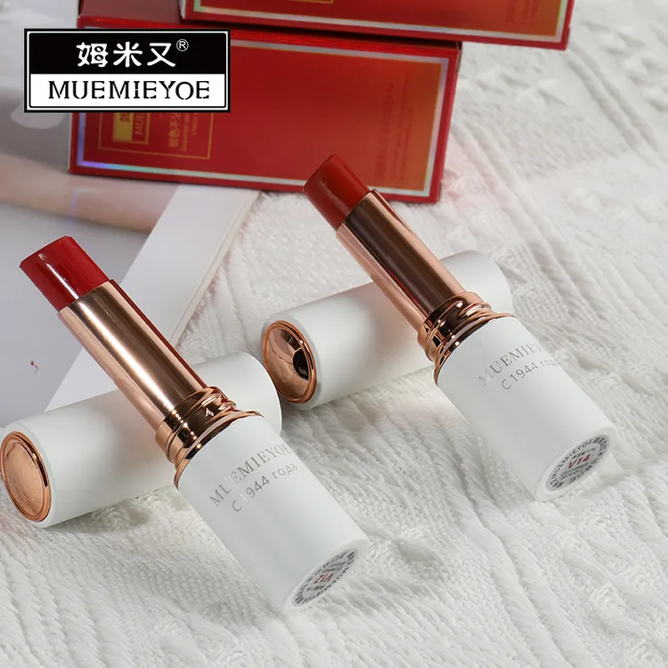 MUEMIEYOE/姆米又胭脂虫红不沾杯不掉色口红