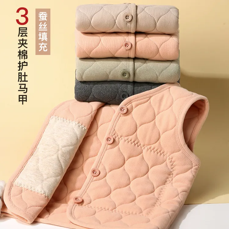 儿童马甲女童背心春秋保暖德绒宝宝马夹婴儿护肚男童内穿外穿冬季