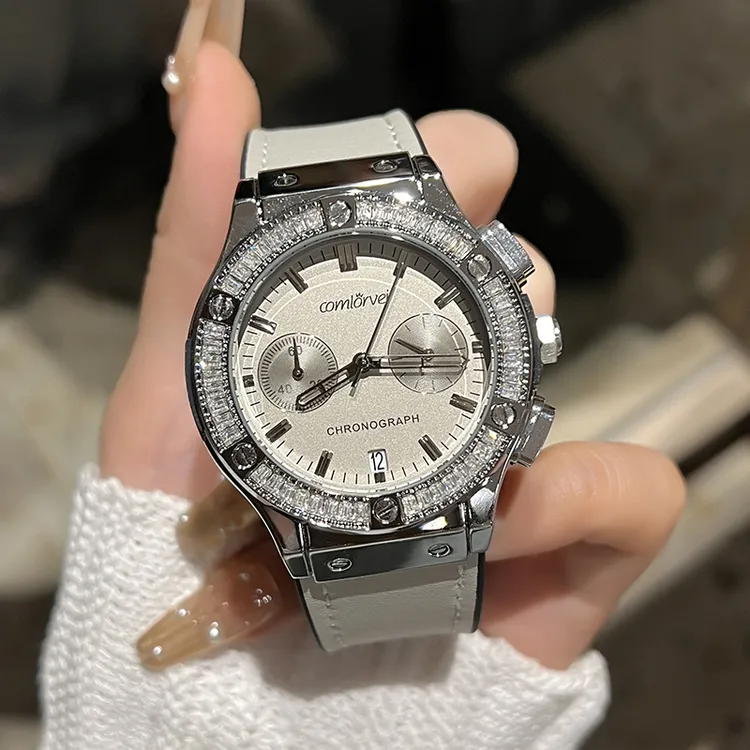 莫兰迪灰手表女款女士时尚轻奢小众高级感名牌正品2024新款防水