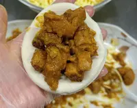 【潮汕纯手工包】咖喱鸡肉包一包450g到手4个