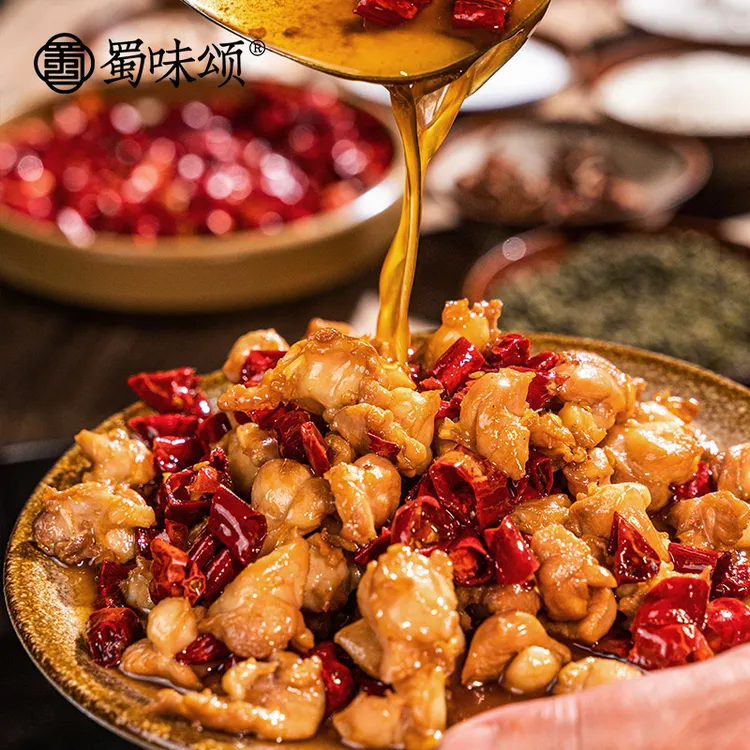 蜀味颂冷吃掌中宝四川特产麻辣鸡脆骨辣味解馋追剧办公室小零食