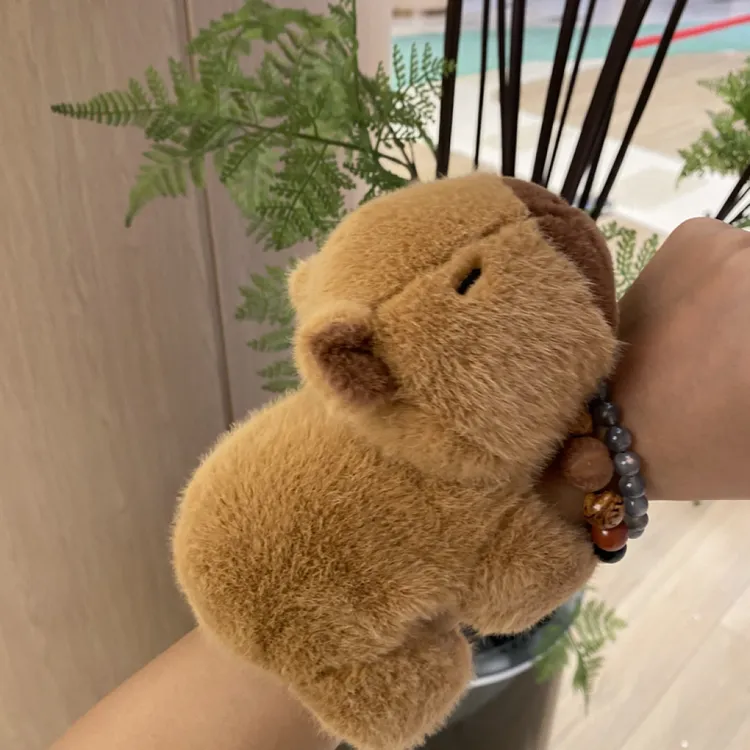 卡皮巴拉佛系居家包跟水豚毛绒可爱超萌啪啪圈女朋友闺蜜生日礼物